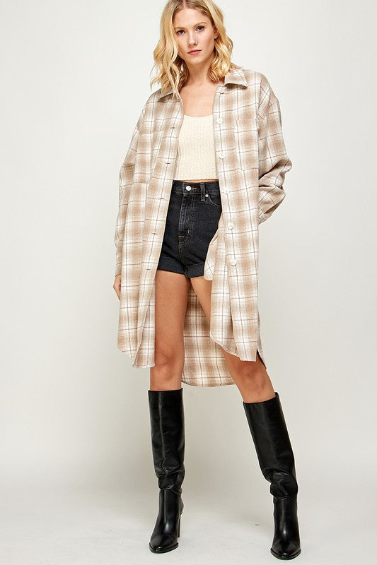 Missy Plaid Tunic