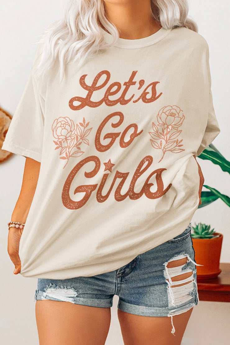 Let' Go Girls Boyfriend Tee