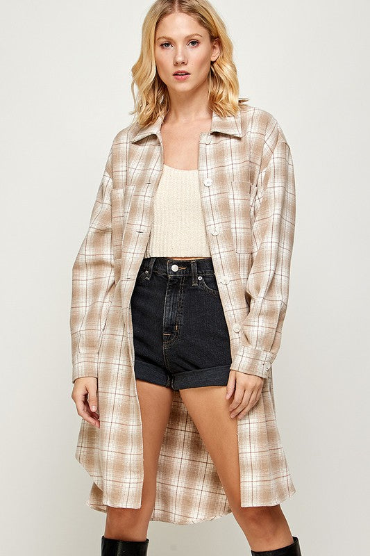 Missy Plaid Tunic