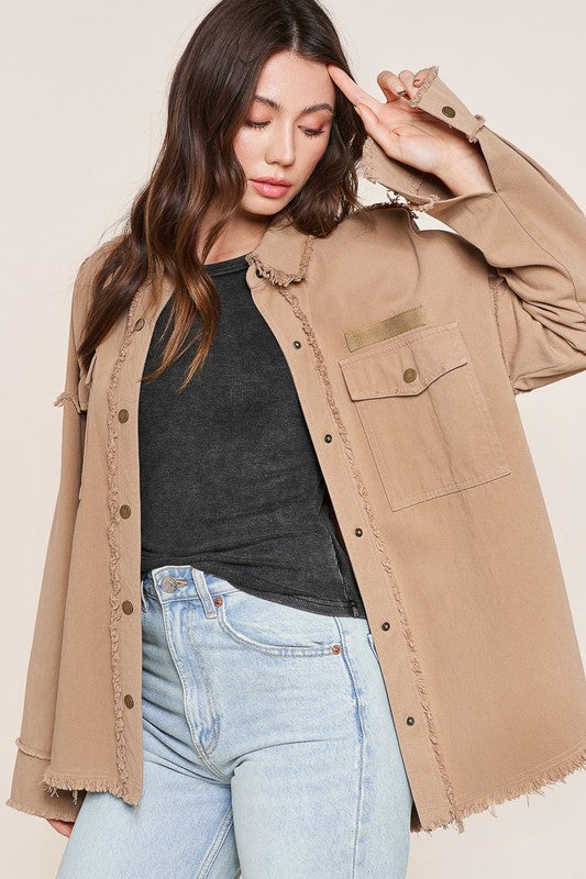 Allie Khaki Jacket