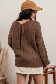 Zoya Mocha Sweater