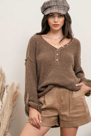 Shawn Mocha Sweater