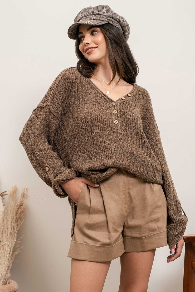 Shawn Mocha Sweater