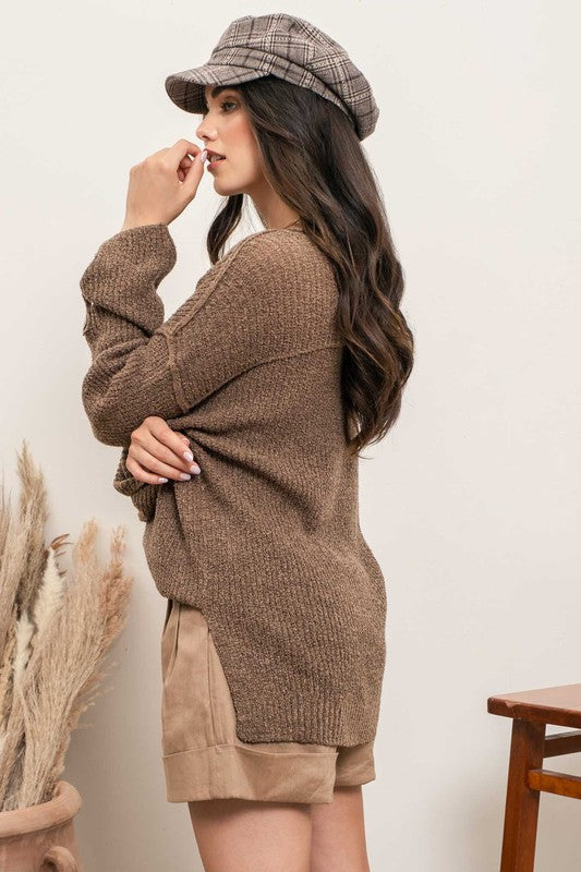 Shawn Mocha Sweater