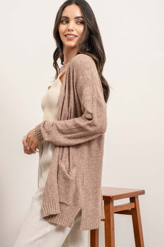 Tara Mocha Cardigan