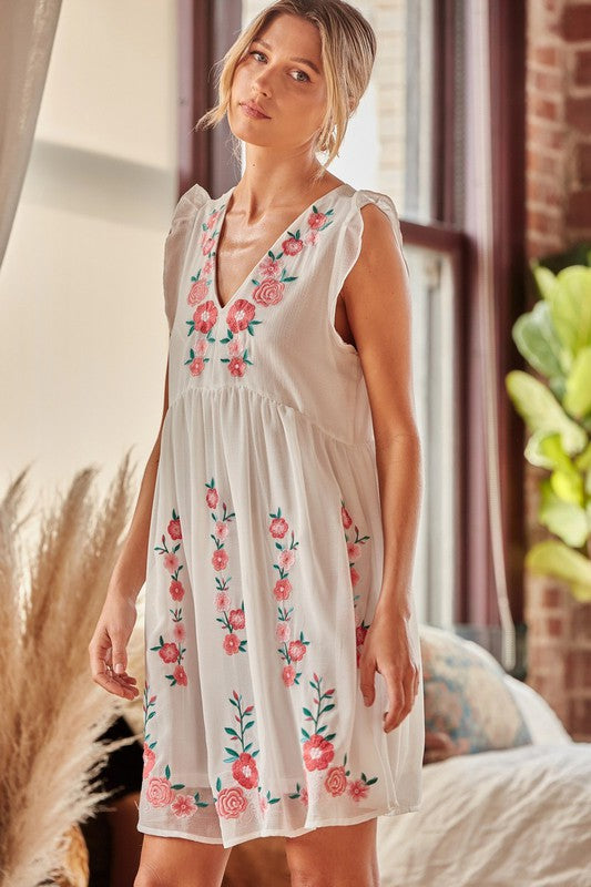 Marissa Embroidered Dress