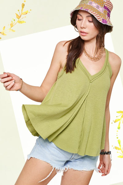 Lime Wedge Swing Tank