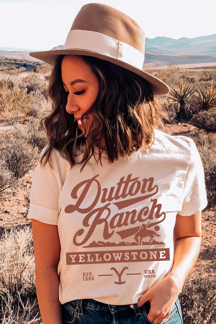 Dutton Ranch Ivory Tee