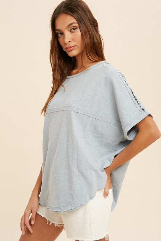 Leigh Chambray Tee