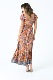 Riley Rust Maxi Dress