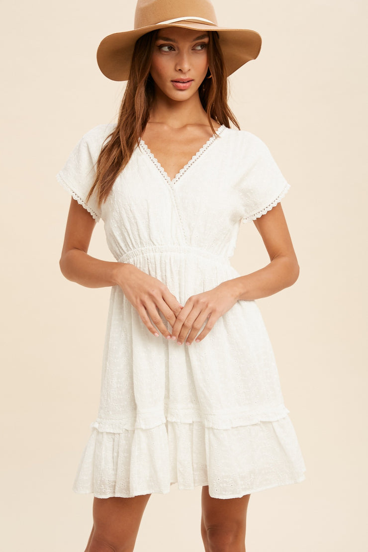 Elise Eyelet Dress