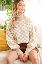 Chessa Checkered Sweater