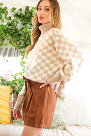 Chessa Checkered Sweater