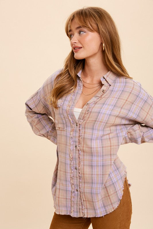 Lavender Haze Plaid