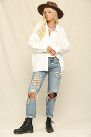 Calypso White Blouse