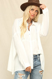 Calypso White Blouse