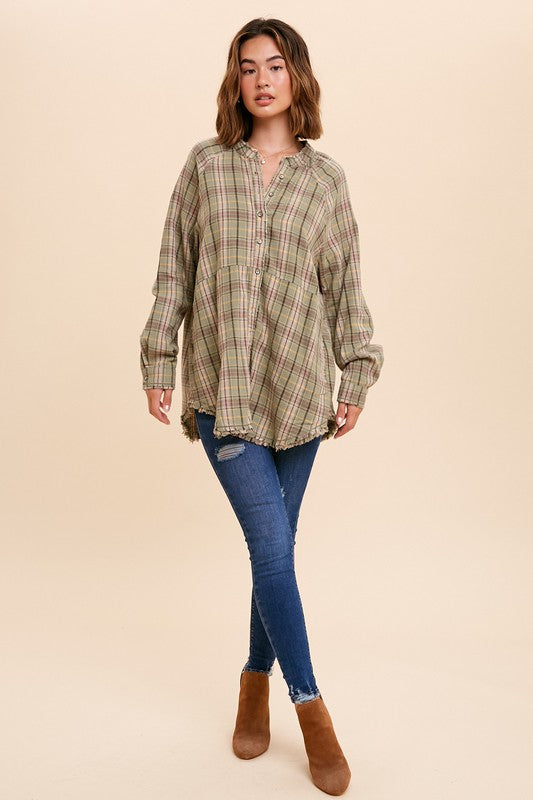 Olivia Plaid Flannel