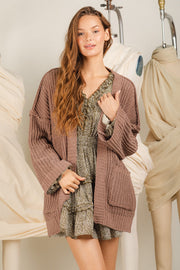 Beth Mocha Cardigan