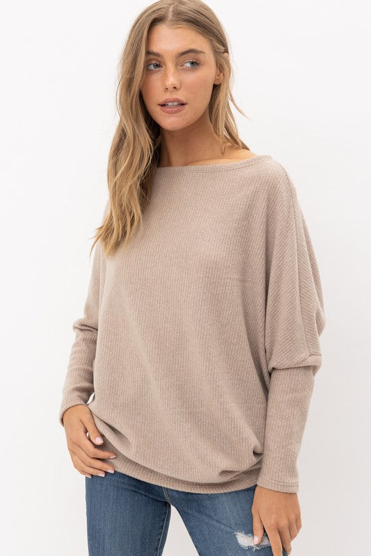 Billie Taupe Blouse