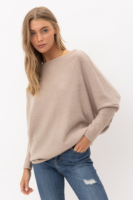 Billie Taupe Blouse