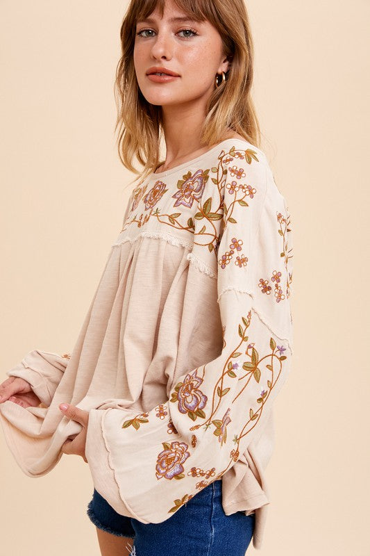 Emmy Embroidered Top