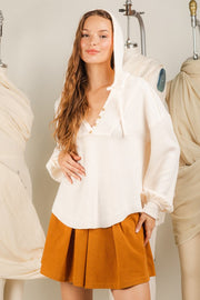 Harper Hooded Blouse