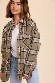 Remy Green Plaid Shacket