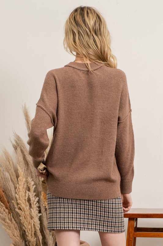 Solly Mocha Pullover