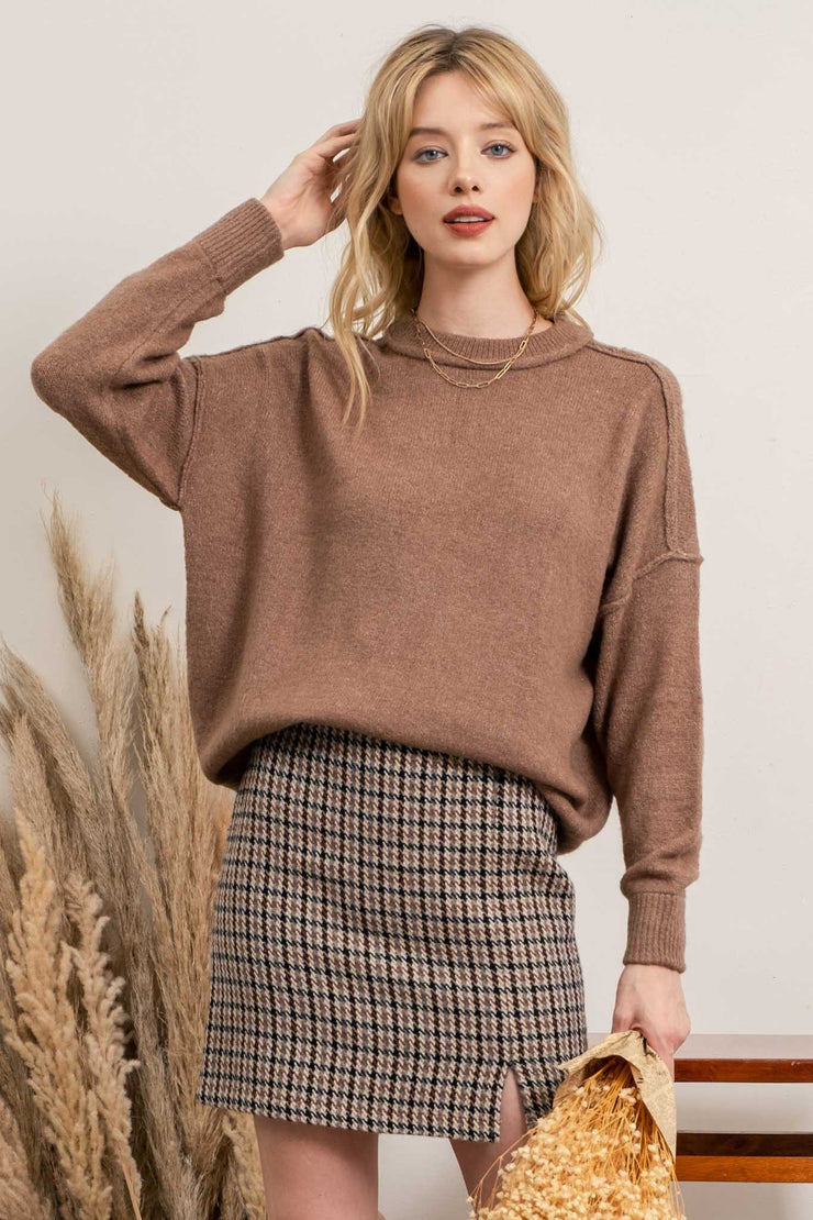 Solly Mocha Pullover