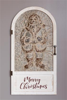 Vintage Santa Door