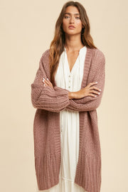 Rose Oversized Cardigan