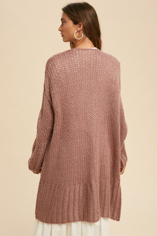 Rose Oversized Cardigan