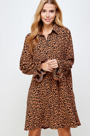 Dana Leopard Dress