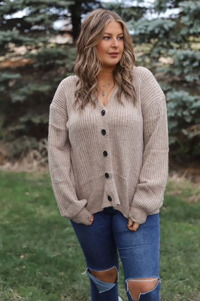 Clara Mocha Cardigan