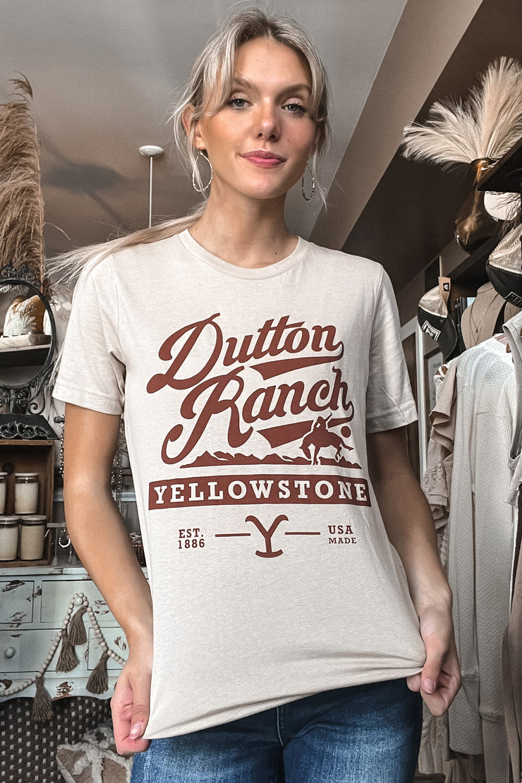 Dutton Ranch Tan Tee