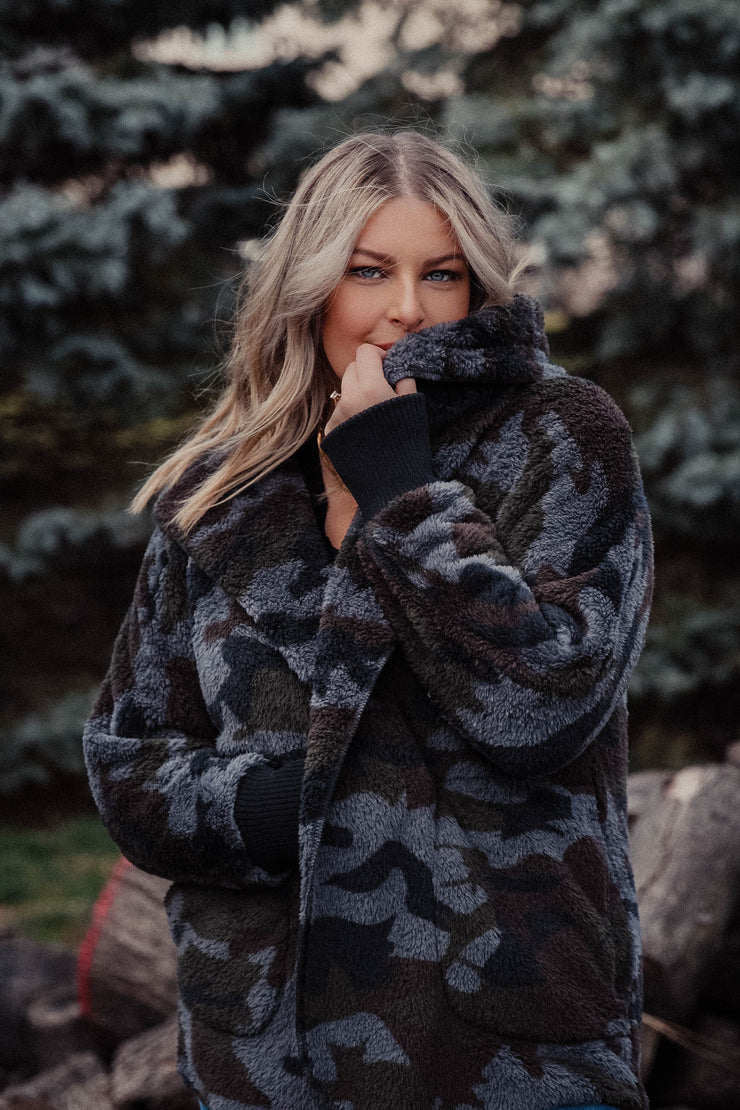 Camo Fur Jacket