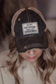 In My Defense I Was Left Unsupervised Hat