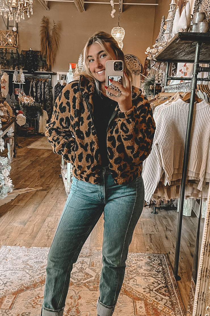 Camel Leopard Sherpa