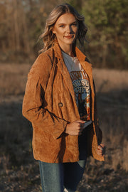 Camel Corduroy Blazer