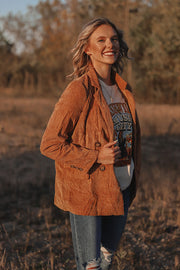 Camel Corduroy Blazer