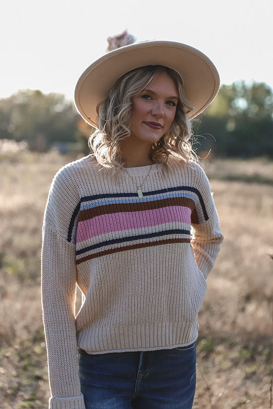 Boyfriend Stripe Sweater