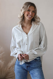 Lily Linen Button-down