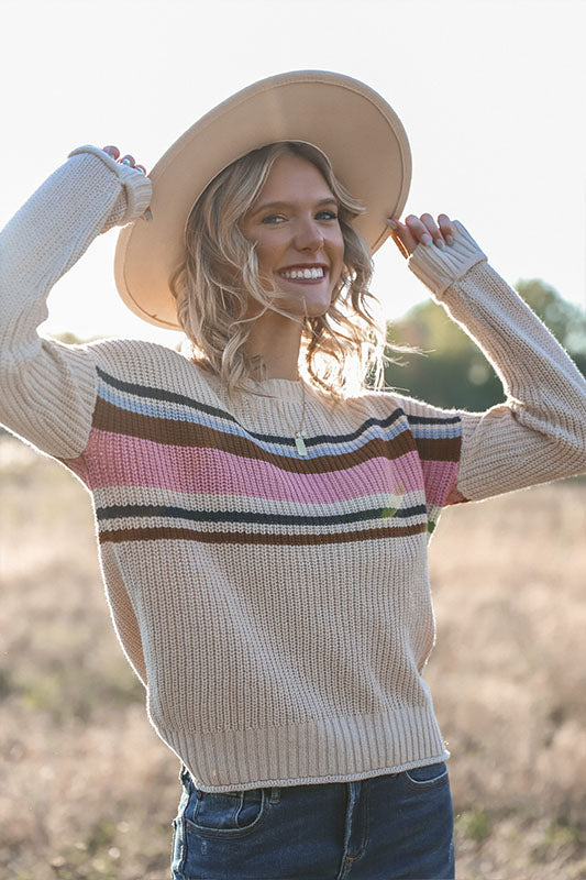 Boyfriend Stripe Sweater