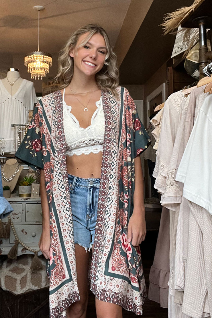 Roxy Floral Kimono