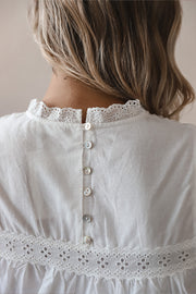 Vicky White Blouse