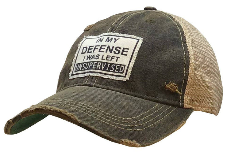 In My Defense I Was Left Unsupervised Hat