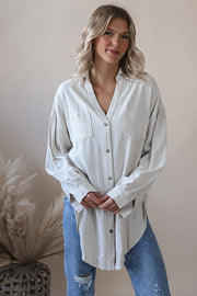 Lily Linen Button-down