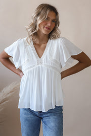 Ivory Lillian Blouse