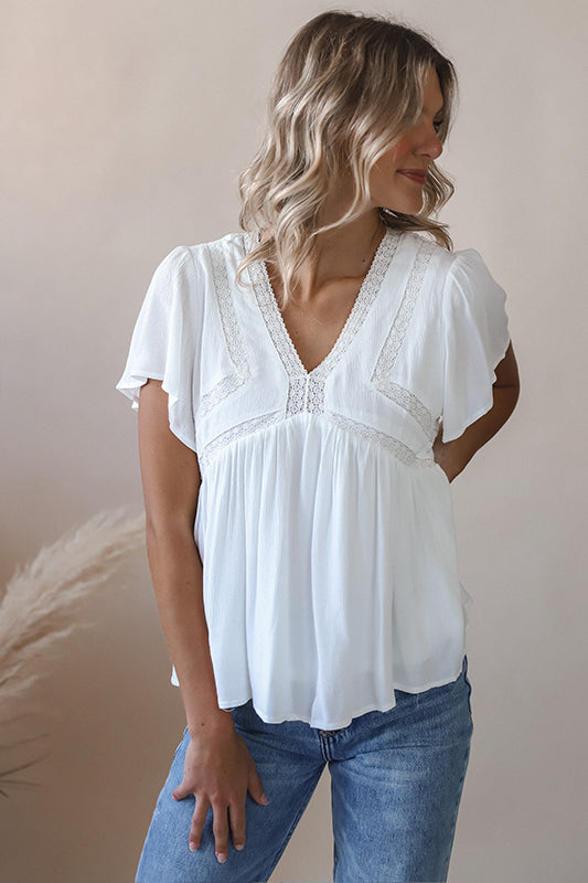 Ivory Lillian Blouse