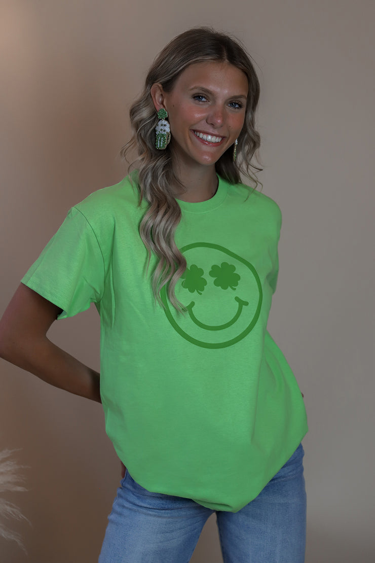 Shamrock Smiley Tee